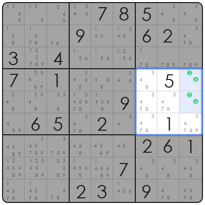 sudoku strategy swordfish